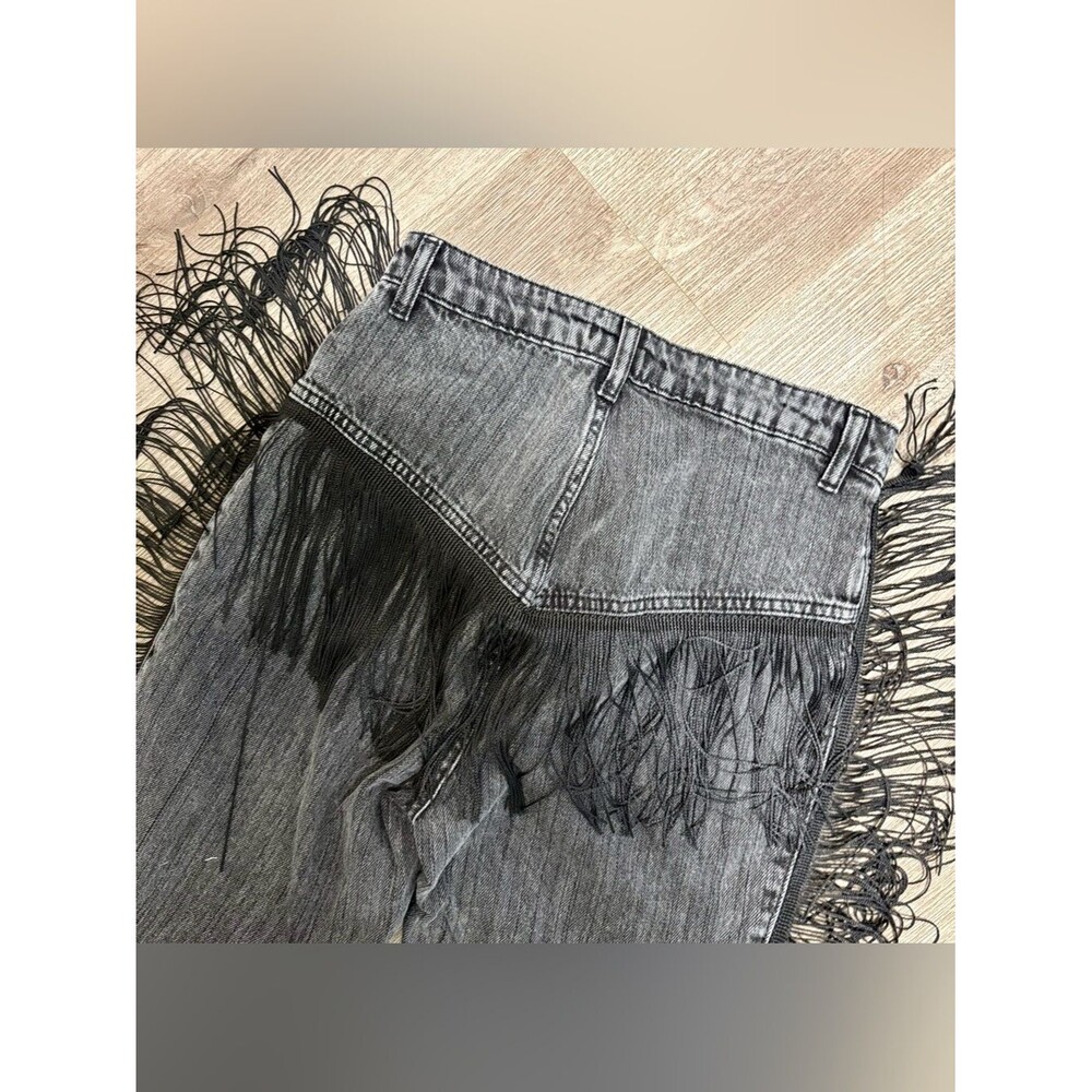 Nasty Gal Fringe Jeans L5 - Picture 7 of 7